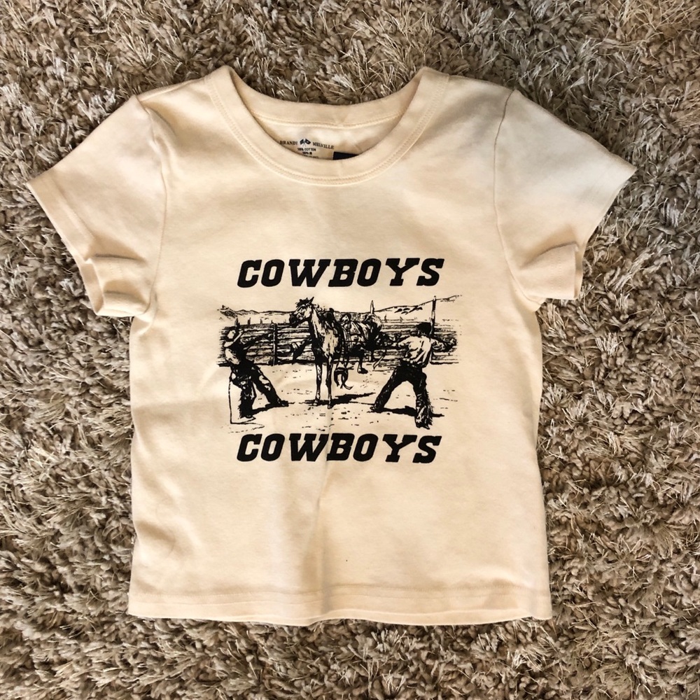 BRANDY MELVILLE COWBOY BABY TEE